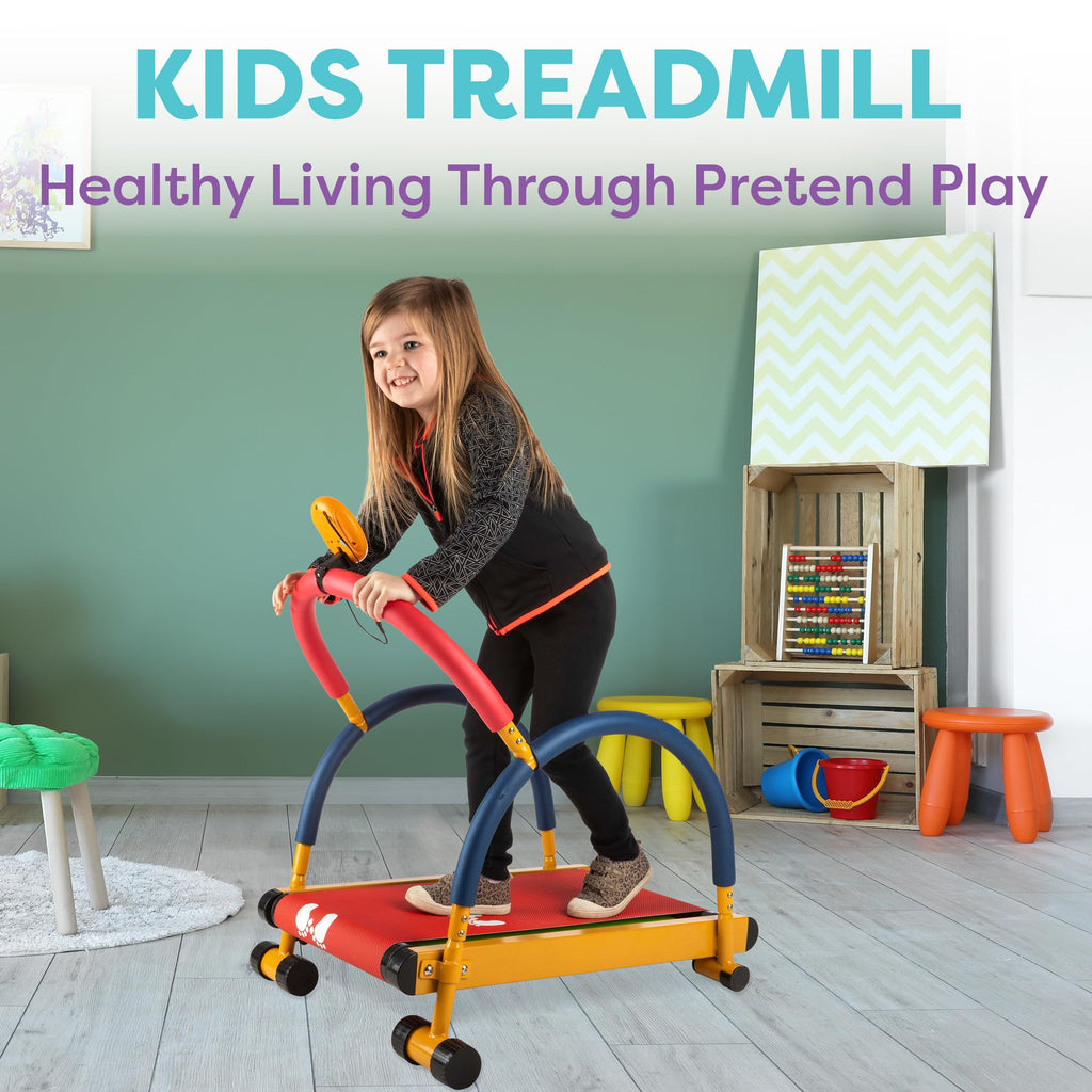 Hey! Play! Kids Exercise Equipment Collection: Strength Training, Cardio, Endurance, and Active Play Essentials - Kids Weight Bench Set