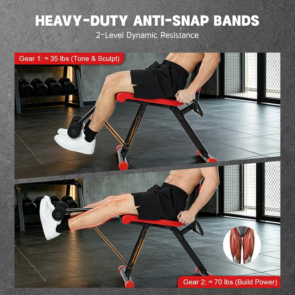 Leg Extension Machine for Home Gym Seated Leg Workout Equipment