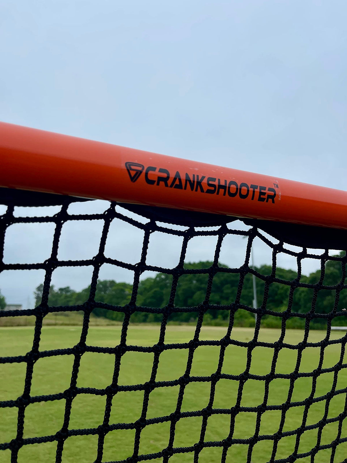 CRANKSHOOTER High School Lacrosse Goal, 6x6x7', 6mm White or Black Net Included