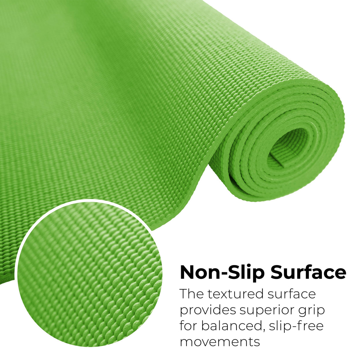 Bulk Yoga Mats, 10 Pack, 4mm Thick, 68x24in