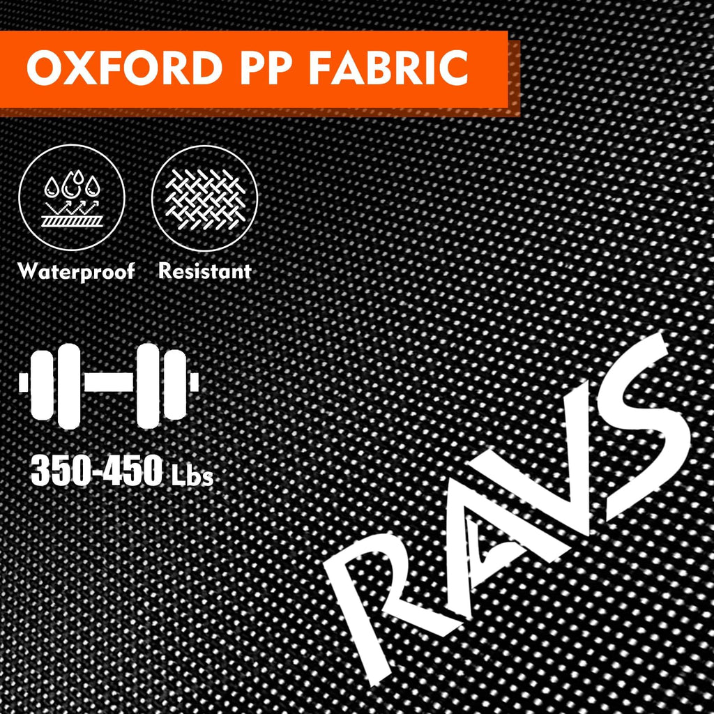 RAVS 40/48" Foldable Rebounder Trampoline for Adults, Handlebar, Indoor