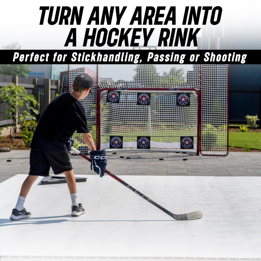 Better Hockey Extreme Dryland Flooring Tiles - Synthetic Ice Panels for Hockey, Professional Quality Training Aid for Shooting, Passing and Stickhandling