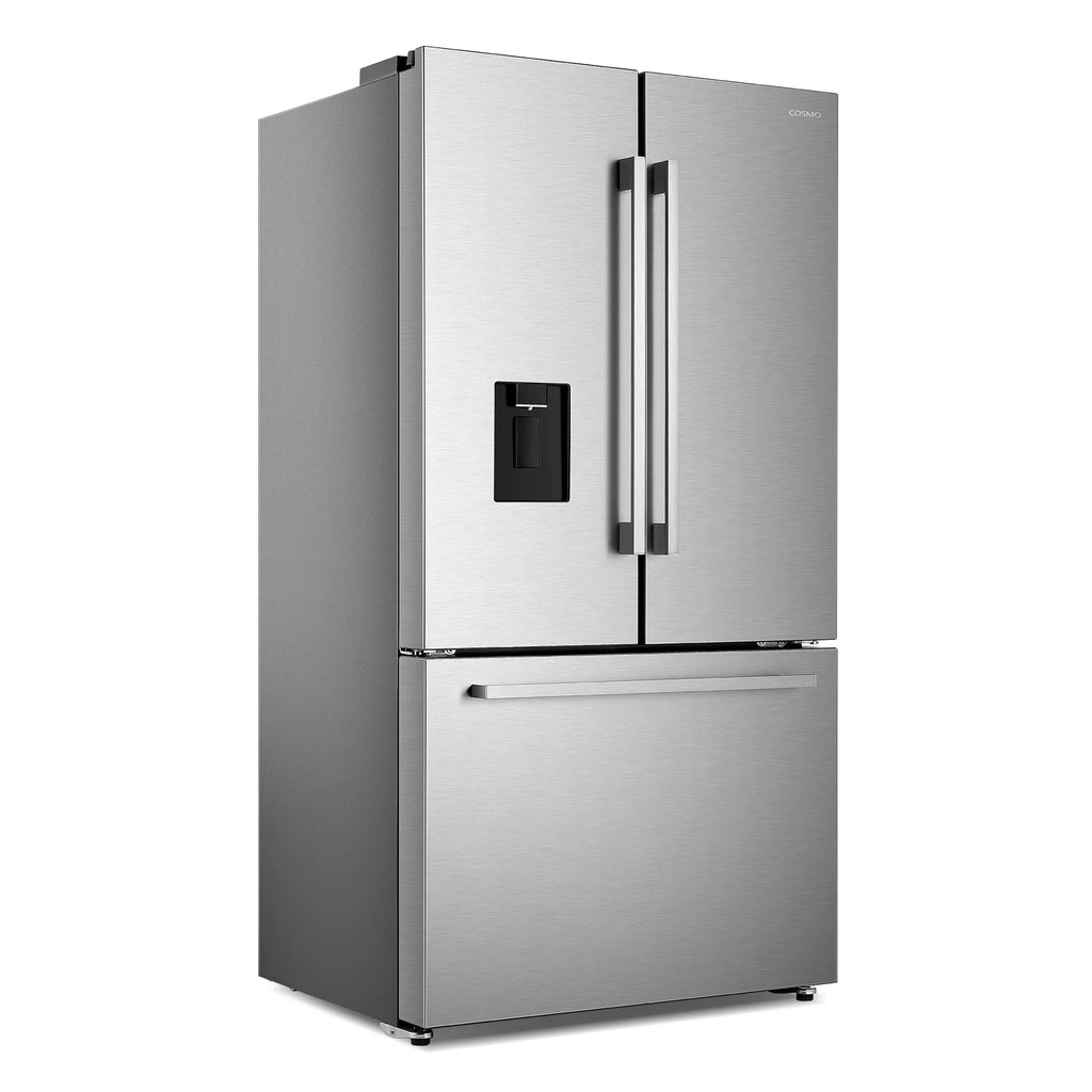 22.4 cu. ft. 3-Door French Door Refrigerator Water Dispenser in Stainless Steel