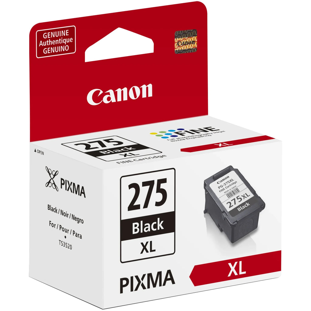Canon PG-275 XL Midnight Ink Cartridge for PIXMA TS3520 Wireless All-In-One Printer