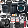 Canon EOS 5D Mark IV DSLR Camera with 24-105mm + 75-300mm Lens + 2 Pack SanDisk 128GB + Backpack + ZeeTech Accessory Bundle
