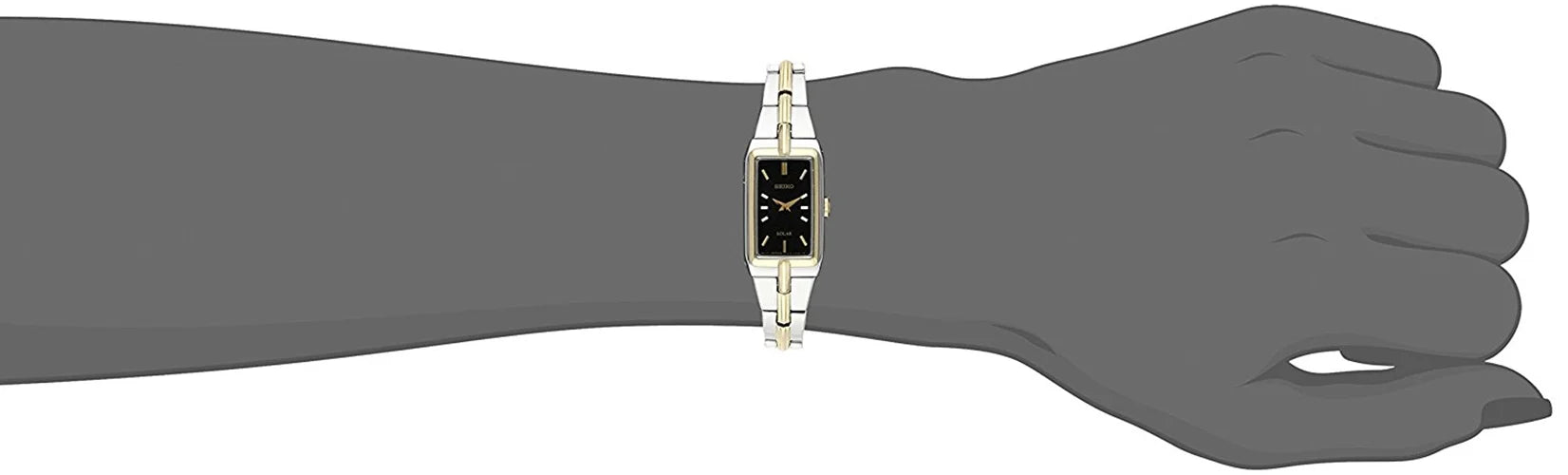 Seiko People SUP274 Analog Display Analog Crystal Two Tone Watch