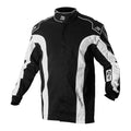 K1 RaceGear Triumph 2 Jacket - Ebony White - 5XS 28 21-TR2-NW-5XS
