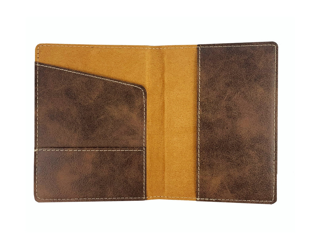 Malone Irish Coat of Arms Leather Passport Wallet