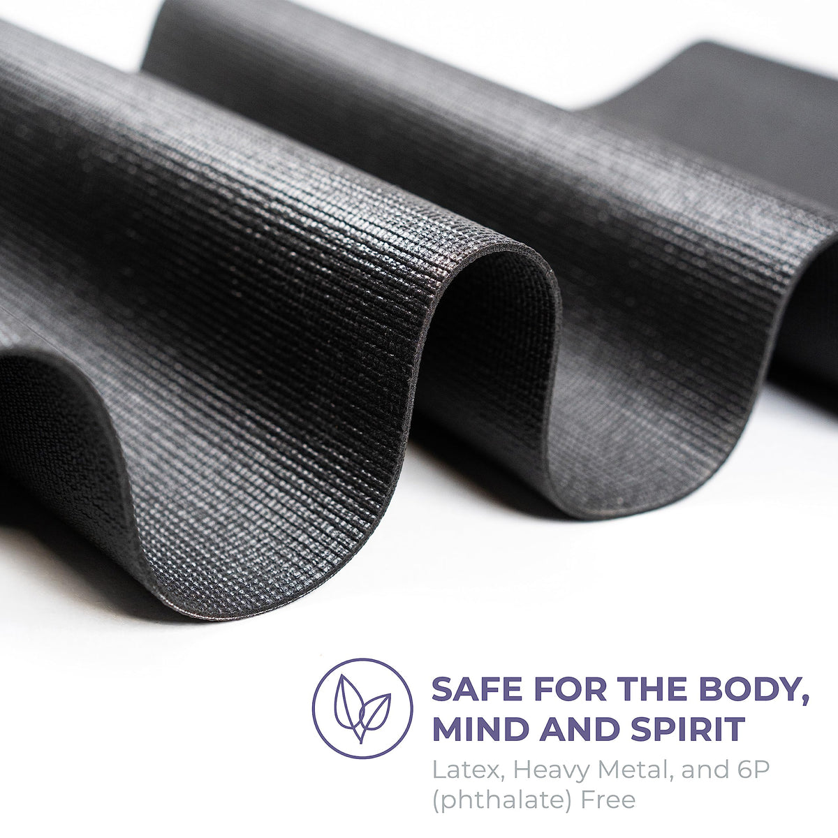 Voyage 5mm Studio Yoga Mats, 6 Pack, 72x24in