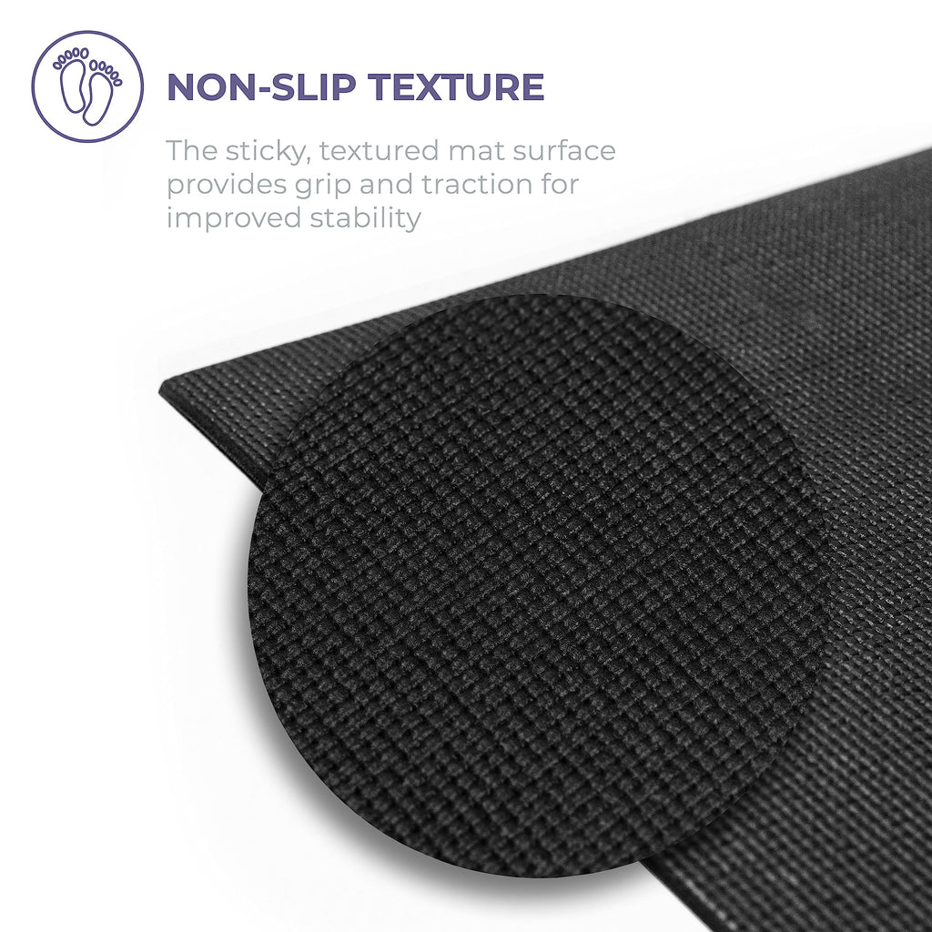 Voyage 5mm Studio Yoga Mats, 6 Pack, 72x24in