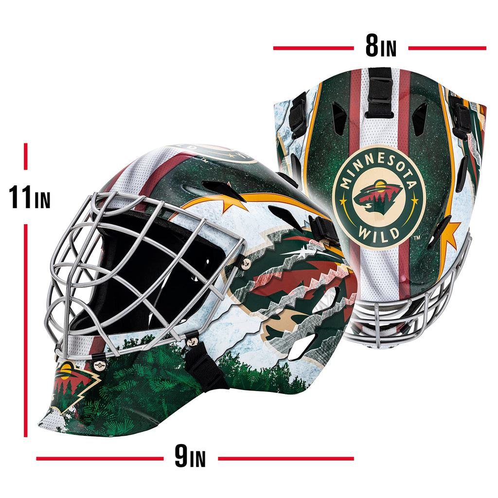 Franklin Sports Team Licensed NHL Hockey Goalie Face Mask - Goalie Mask for Kids Street Hockey - Youth NHL Team Street Hockey Masks
