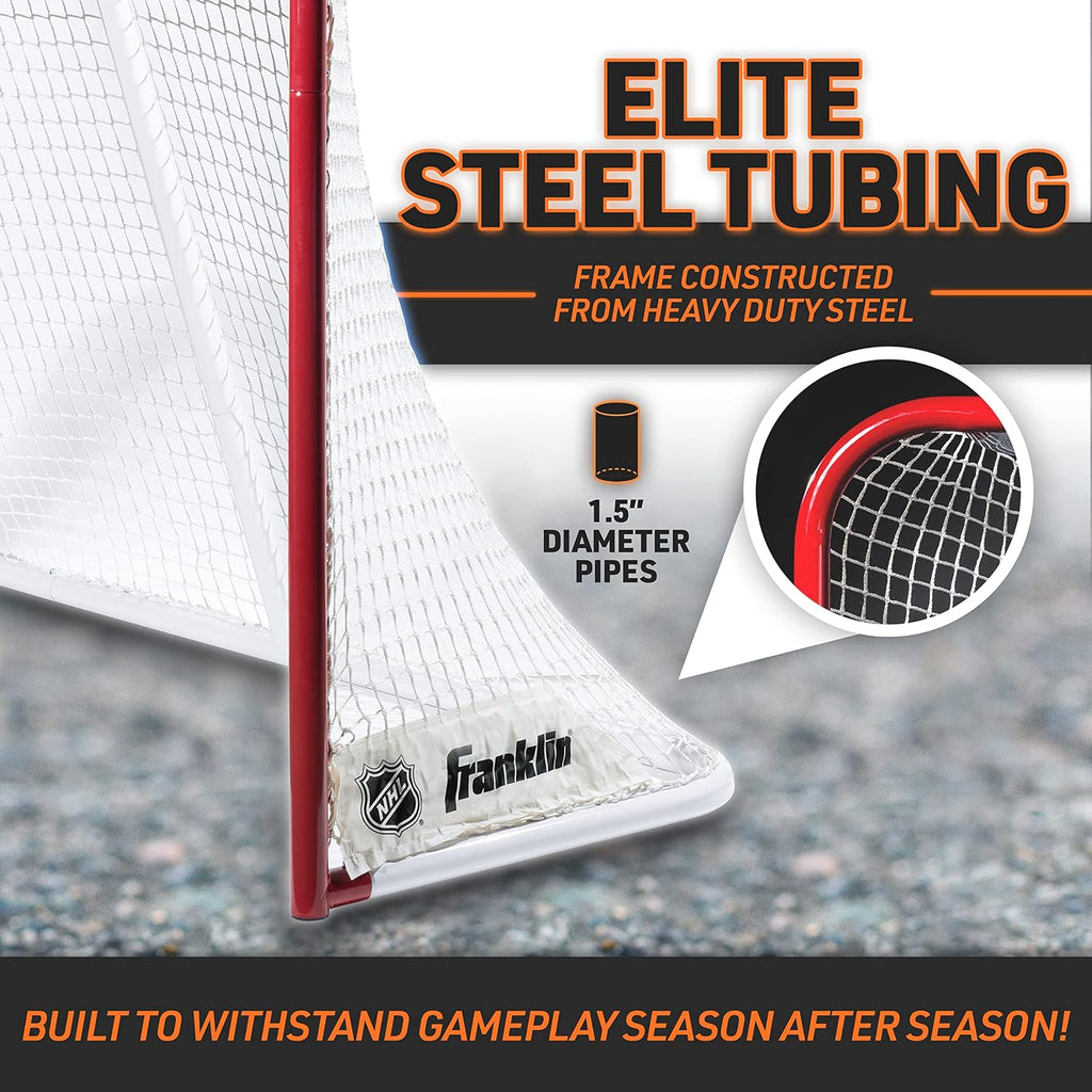 Franklin Sports NHL Steel Street + Roller Hockey Goal Set