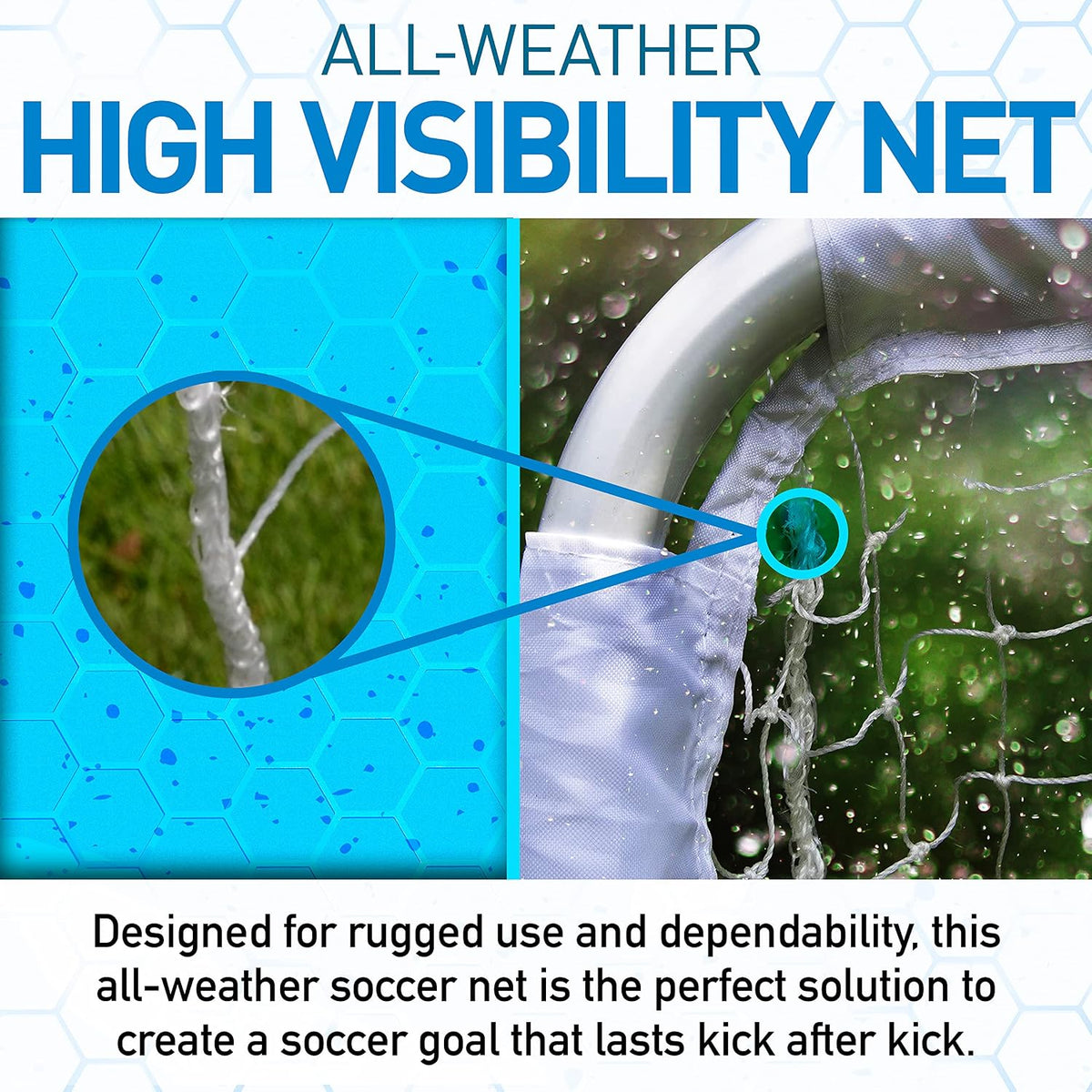 Franklin Sports All-Sport Steel Goal for Soccer + Lacrosse - 50" x 42"