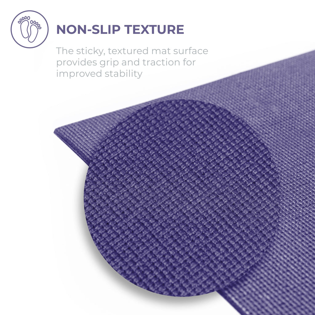 Voyage 5mm Studio Yoga Mats, 6 Pack, 72x24in