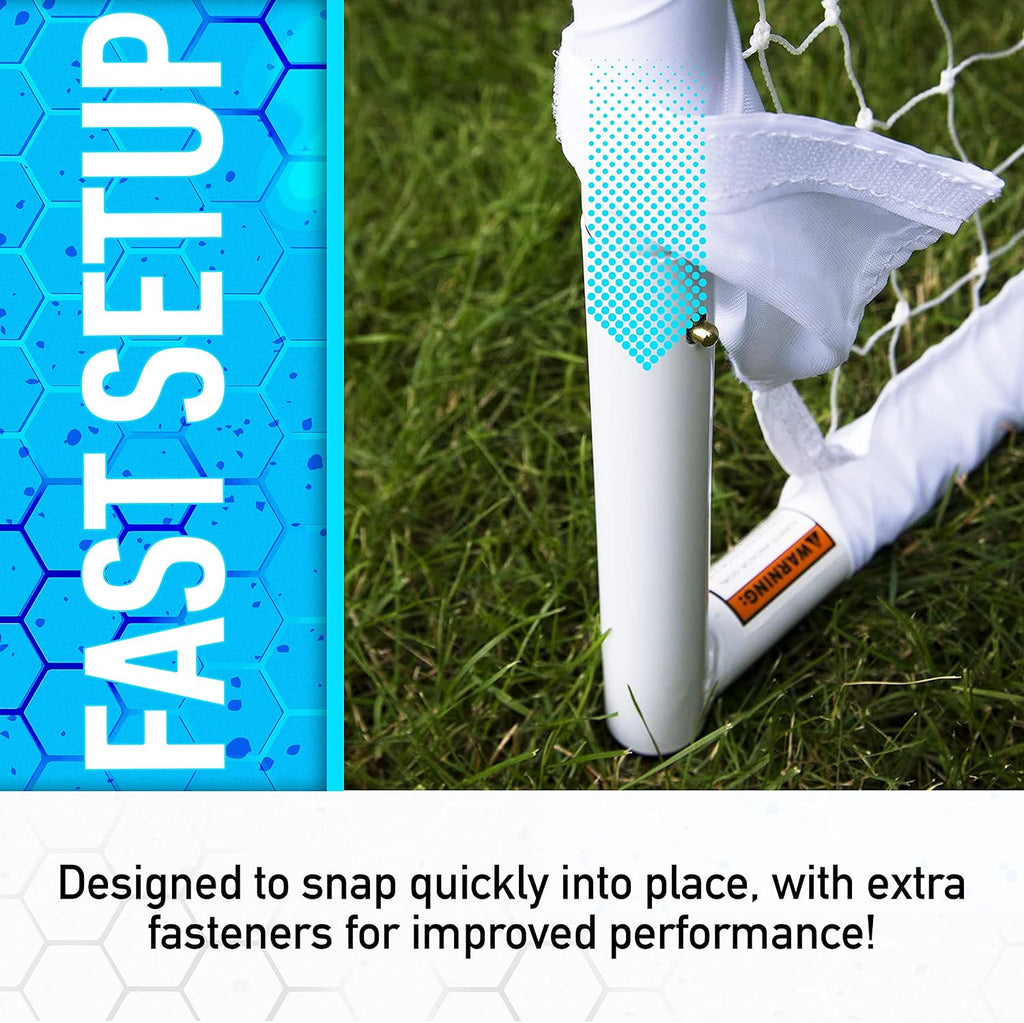 Franklin Sports All-Sport Steel Goal for Soccer + Lacrosse - 50" x 42"