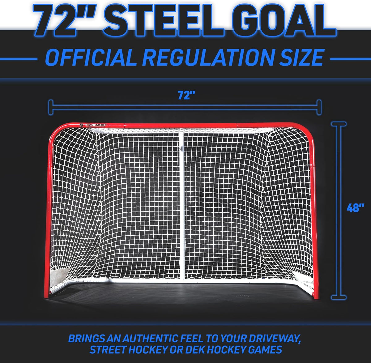 Franklin Sports NHL Quikset Steel Hockey Goal - 72"