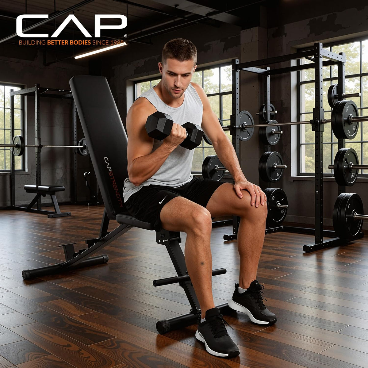 CAP Barbell Multi-Purpose Adjustable Utility Strength Training Weight Bench | Multiple Options