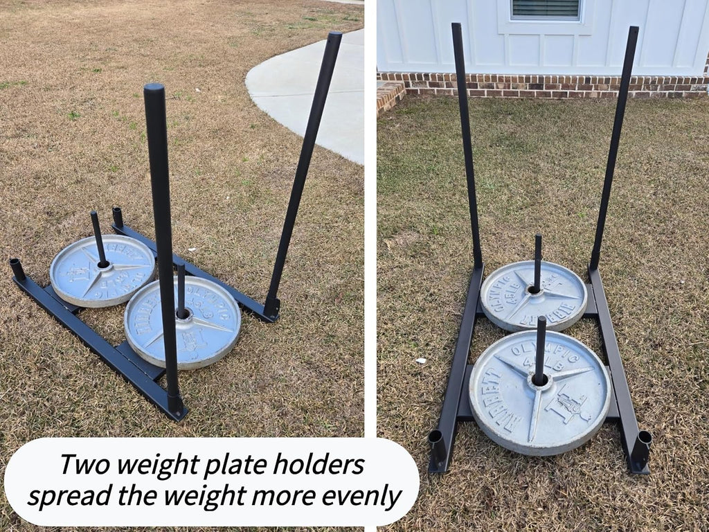 Weight Sled for Training Push Pull Workout Sled Football Speed Training Equipment Fitness Sled for Athletic Exercise, Speed Improvement and Strength Training