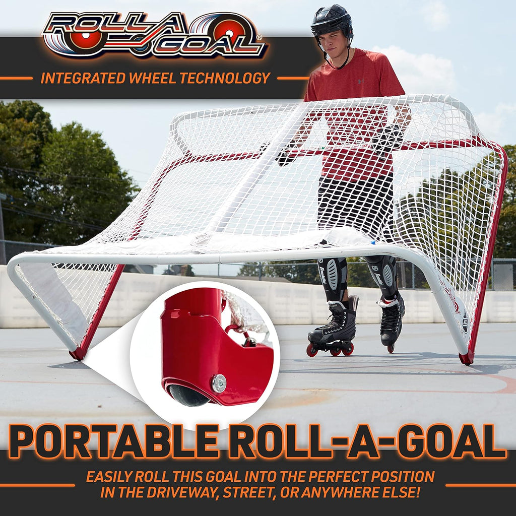 Franklin Sports NHL Championship Steel Street Hockey Goal - 72"