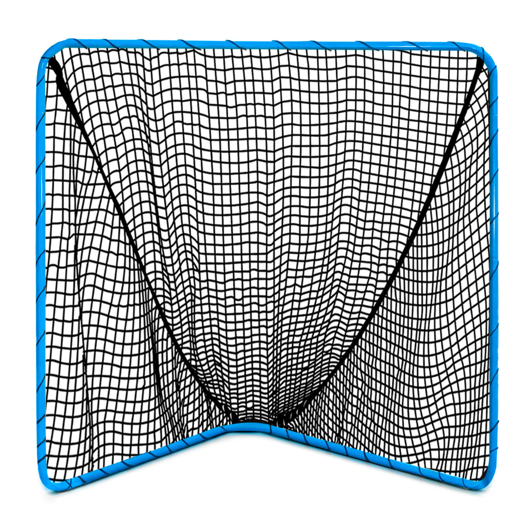 Velocity Official Size 6x6x7' Backyard Lacrosse Practice and Training Goal, Includes 4MM Lacrosse Net, for Youth, Kids, and Adults