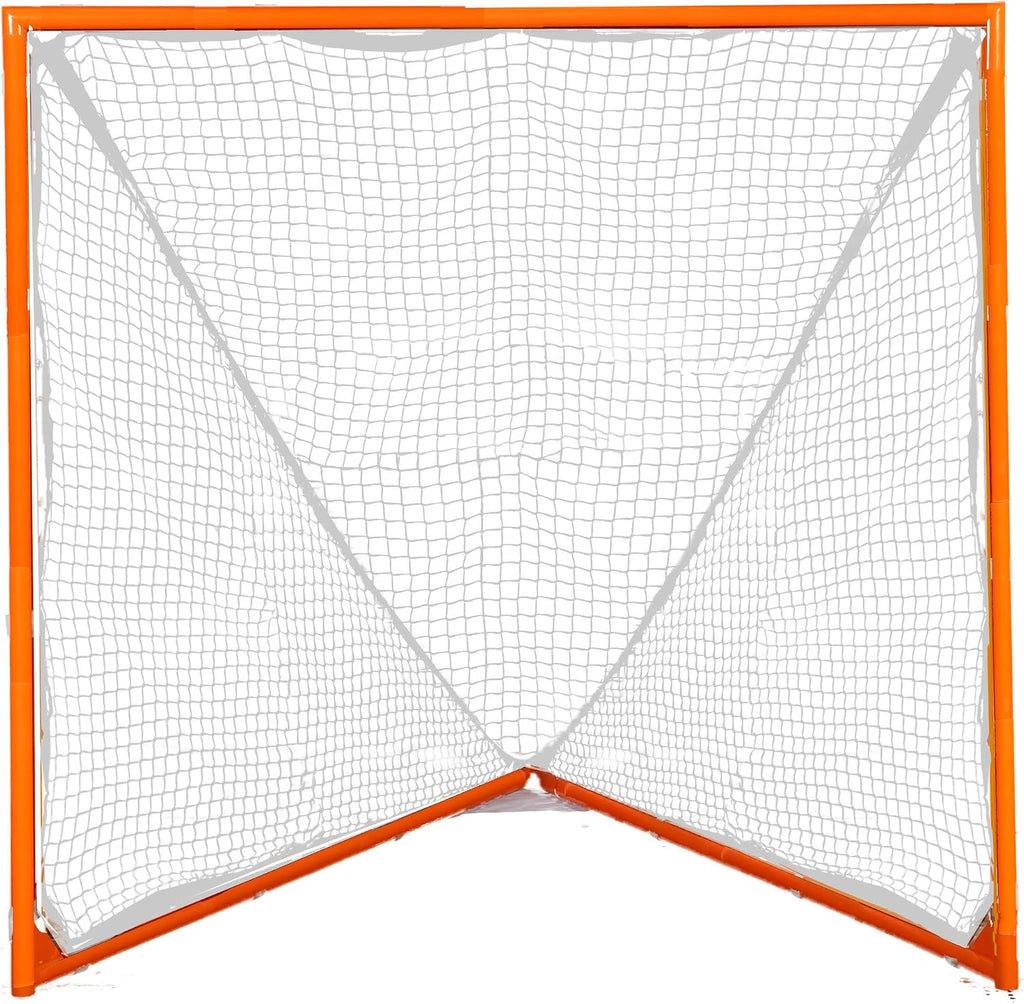 Champion Sports Pro & Collegiate Lacrosse Goal 6x6 ft Steel Frame for Menâs & Womenâs Lacrosse, Training & Game Play