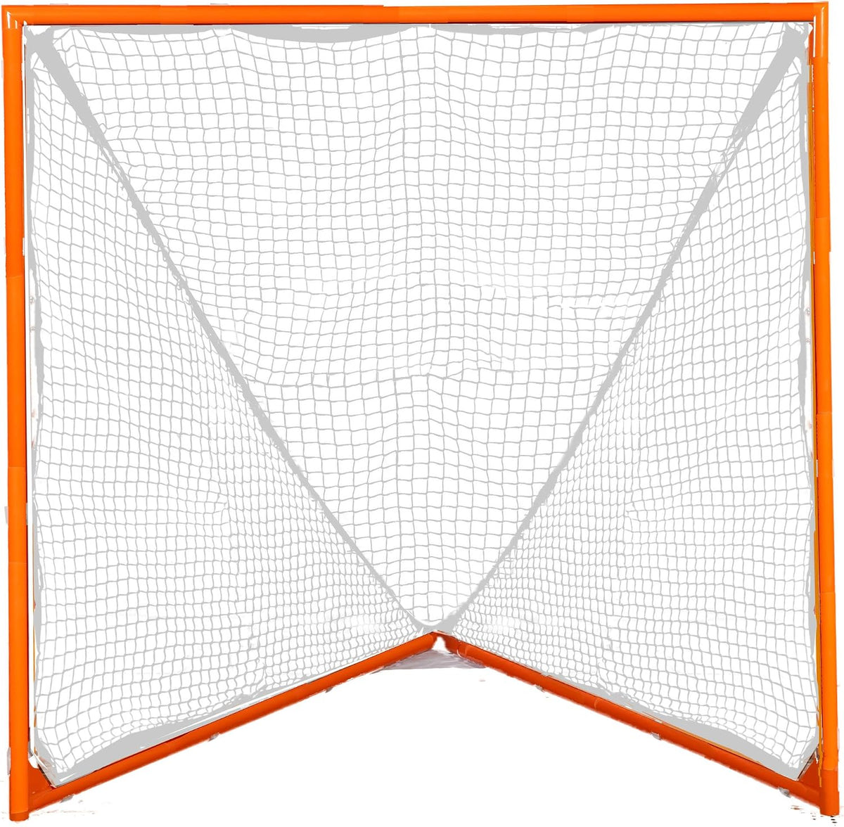 Champion Sports Pro & Collegiate Lacrosse Goal 6x6 ft Steel Frame for Menâs & Womenâs Lacrosse, Training & Game Play