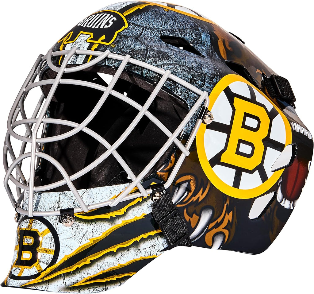 Franklin Sports Team Licensed NHL Hockey Goalie Face Mask - Goalie Mask for Kids Street Hockey - Youth NHL Team Street Hockey Masks
