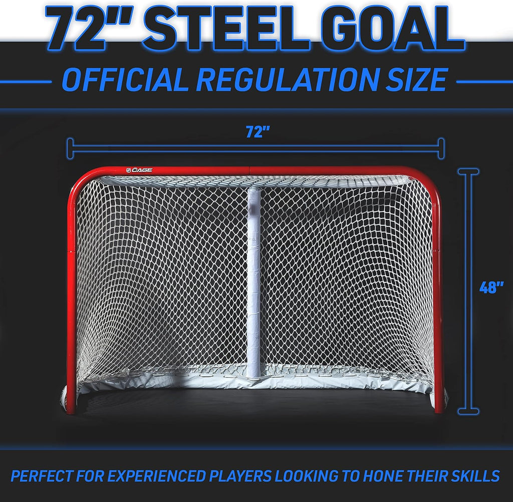 Franklin Sports NHL Cage Steel Goal - 72"