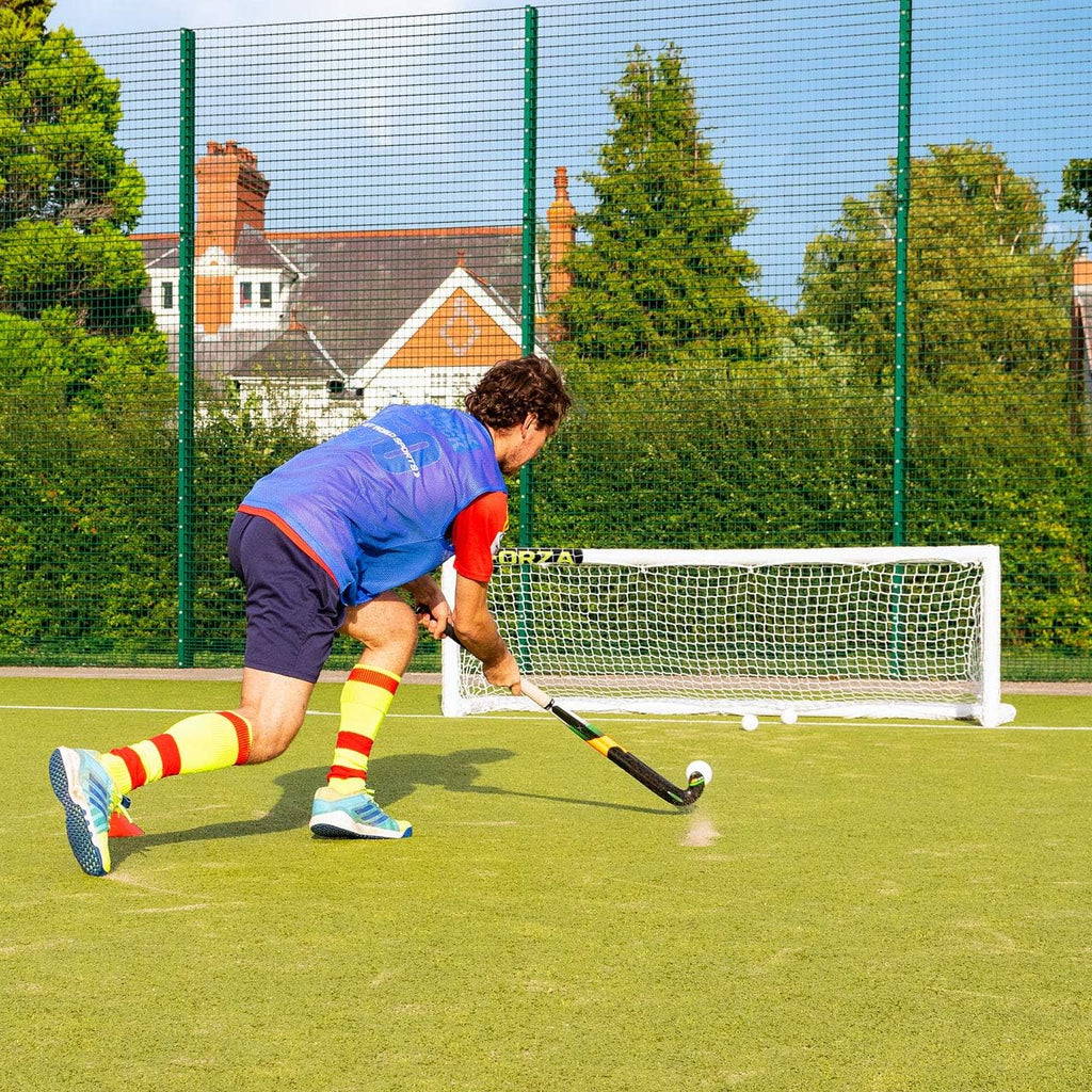 FORZA PVC Mini Hockey Goal â 8ft x 2.5ft Lightweight, Freestanding and Weatherproof Hockey Goal for Practice [Net World Sports]