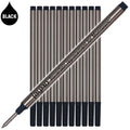Jaymo Individuals for Montblanc 105158 - Measures 4.44 in / 113 mm Long - Rollerball Pen Refill - 12 Ebony