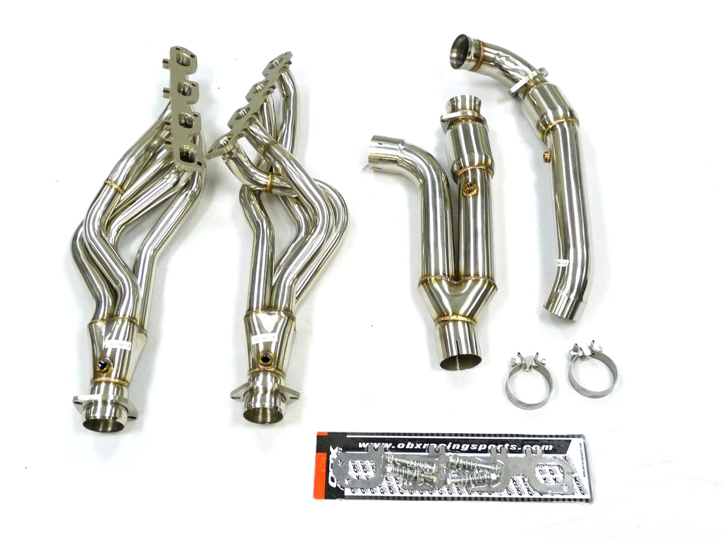 OBX-RS Catted Long Tube Header People For 03 thru 04 Dodge Ram 1500 5.7L Hemi 2WD