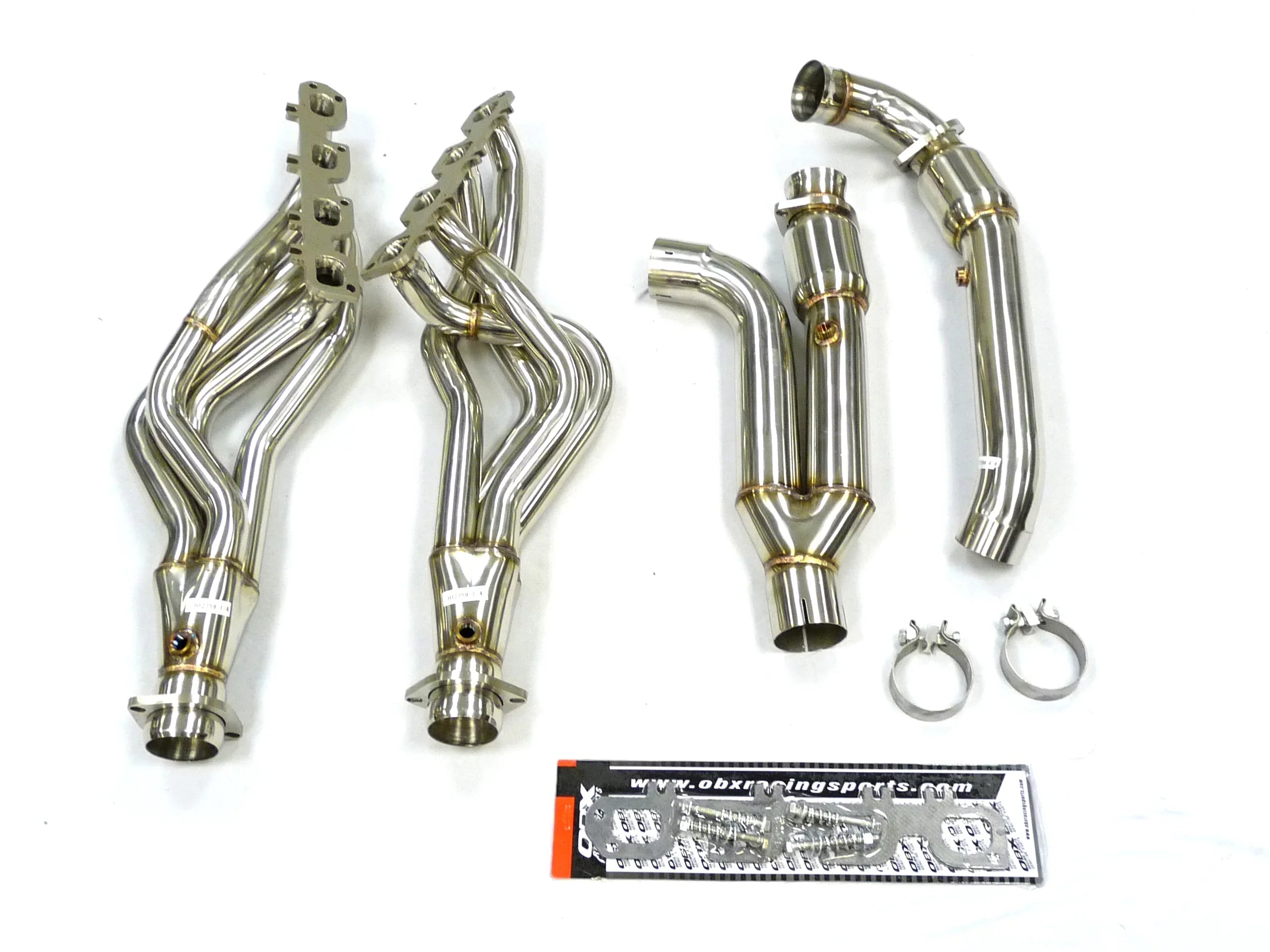 OBX-RS Catted Long Tube Header People For 03 thru 04 Dodge Ram 1500 5.7L Hemi 2WD