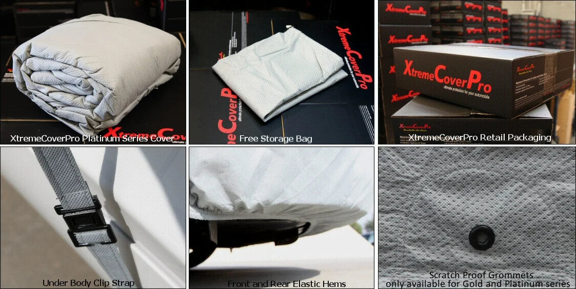 Truck cover fits 2013 2014 2015 2016 2017 2018 2019 Ford F-150 SuperCab 8ft Bed XCP XtremeCoverPro Pro Series Gray