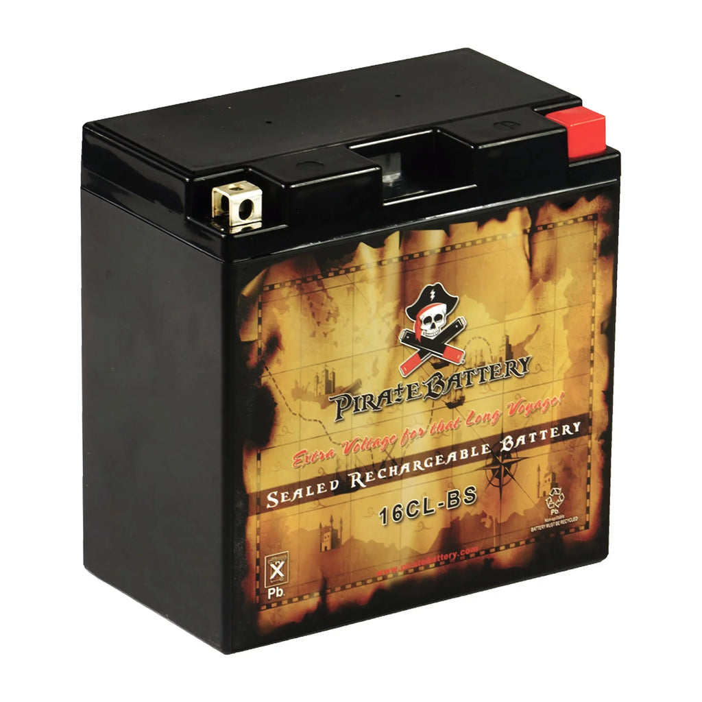 Pirate Battery Yb16cl-bs Jet Ski Battery for Kawasaki Jf650 X2 650cc 86-'95