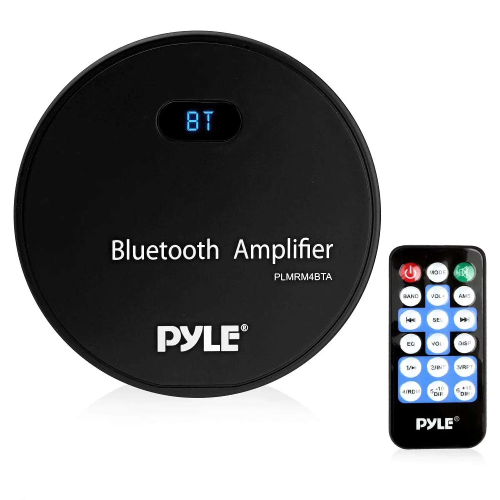 21-29' Pontoon Boat Audio Bundle: Pyle Gauge Style Bluetooth USB AUX Marine Receiver Bundle Combo with 4 x 6.5'' 120W White Marine Speakers, 4-Channel Amp w/ Wiring Kit, Speaker Wire, Radio Antenna