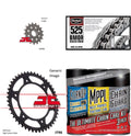 BIKEMASTER 525 BMOR Sealed Chain Natural with MAXIMA Wax, JT Front & Rear Sprocket Kit for Street BMW F800 GS 2008-2013