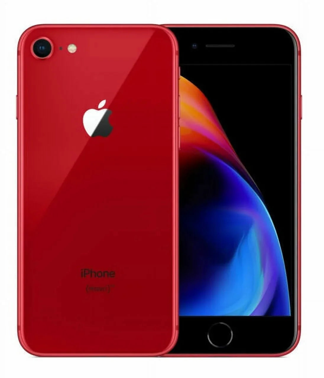 Restored iPhone 8 A1863 (Fully Unlocked) 64GB Red (Grade A) w/ Fast Car Charger (Refurbished)