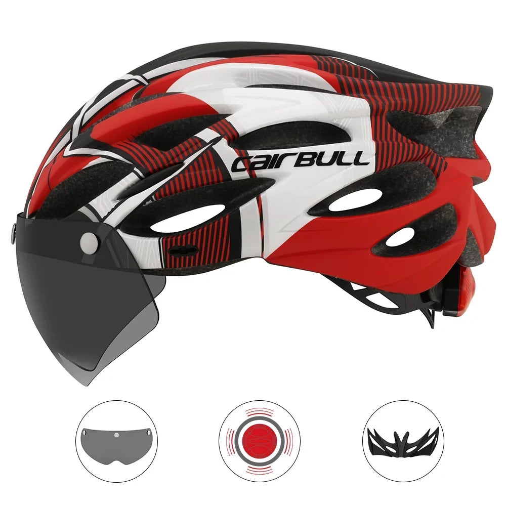 Tomfoto Road Mountain bike Riding With Lens And Brim Taillight Riding Riding People