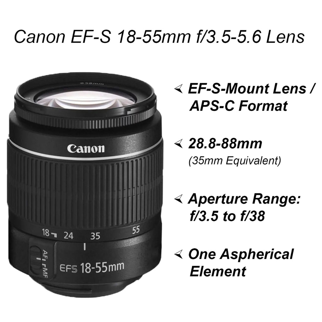 Canon EOS 90D DSLR Camera with 18-55mm, 75-300mm Lens, SanDisk 64GB Card, Backpack, Flash, Tripod and ZeeTech Accessory Bundle