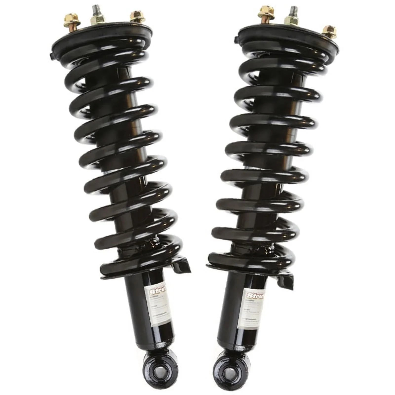 AutoShack Front Complete Struts and Coil Springs Set of 2 Driver and Passenger Side Gentlemen for 2005-2009 2010 2011 2012 Nissan Pathfinder 2005-2015 Xterra 4.0L 5.6L V6 V8 4WD RWD CST100244PR