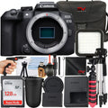 Canon EOS R10 Mirrorless Camera (Body Only) with SanDisk 128GB Memory Card + Case + Tripod + SV Premium Accessory Bundle