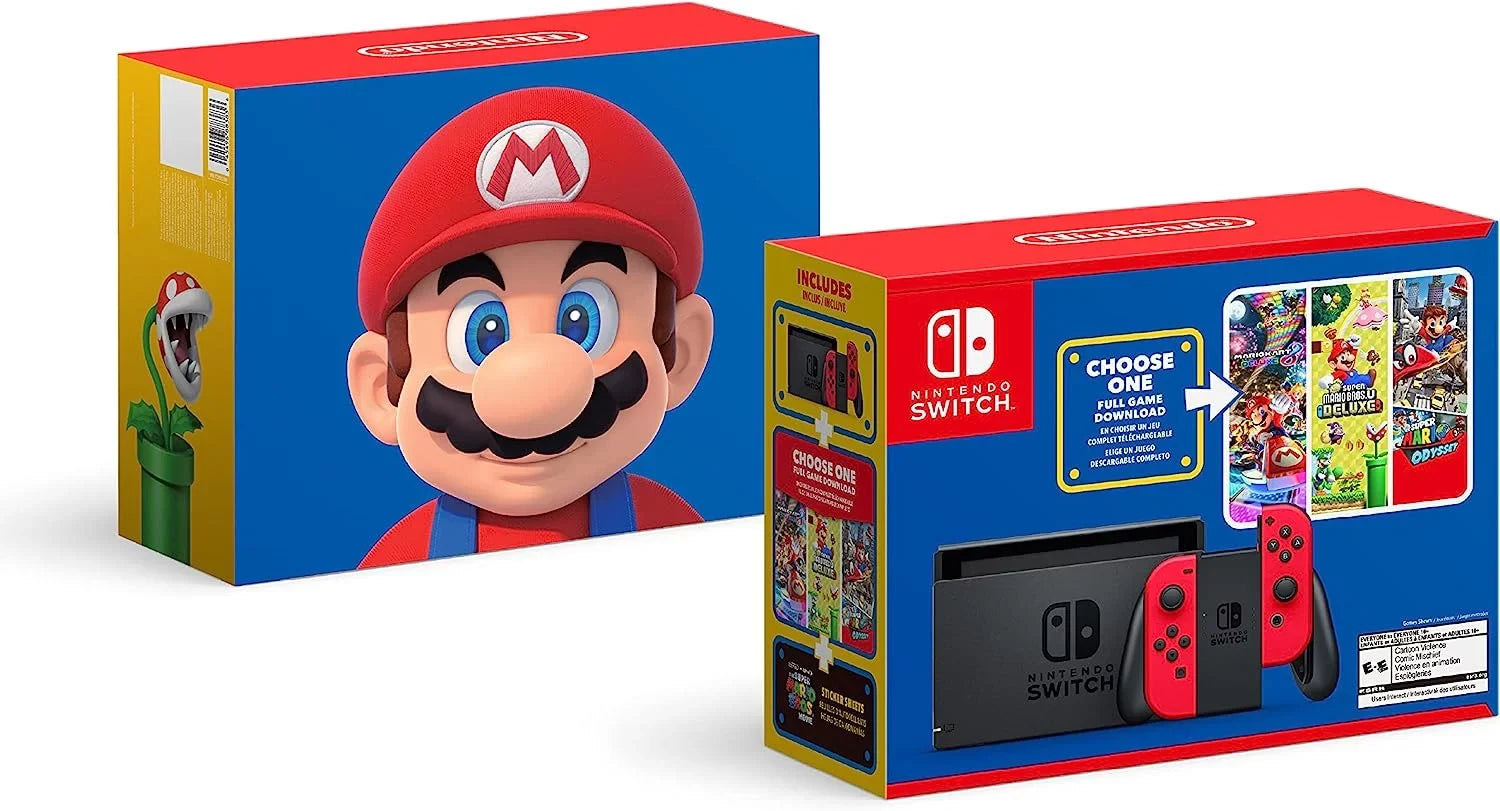 Restored Termination HADSKACLK Switch Mario Choose One Bundle (Refurbished)