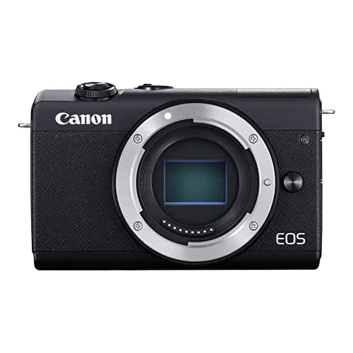 Canon EOS M200 Mirrorless Camera Dark + 55-200mm f/4.5-6.3 IS STM Lens Dark +UV Filter + 64GB + Bag & More!