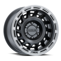 Raceline 957BS-HALO 17" Cast Aluminum Wheel, HALO SATIN Midnight W/ SILVER RING 17X8.5 6X139.7 0mm Fits select: 2015-2018 CHEVROLET SILVERADO K1500 LT, 2014 CHEVROLET SILVERADO K1500