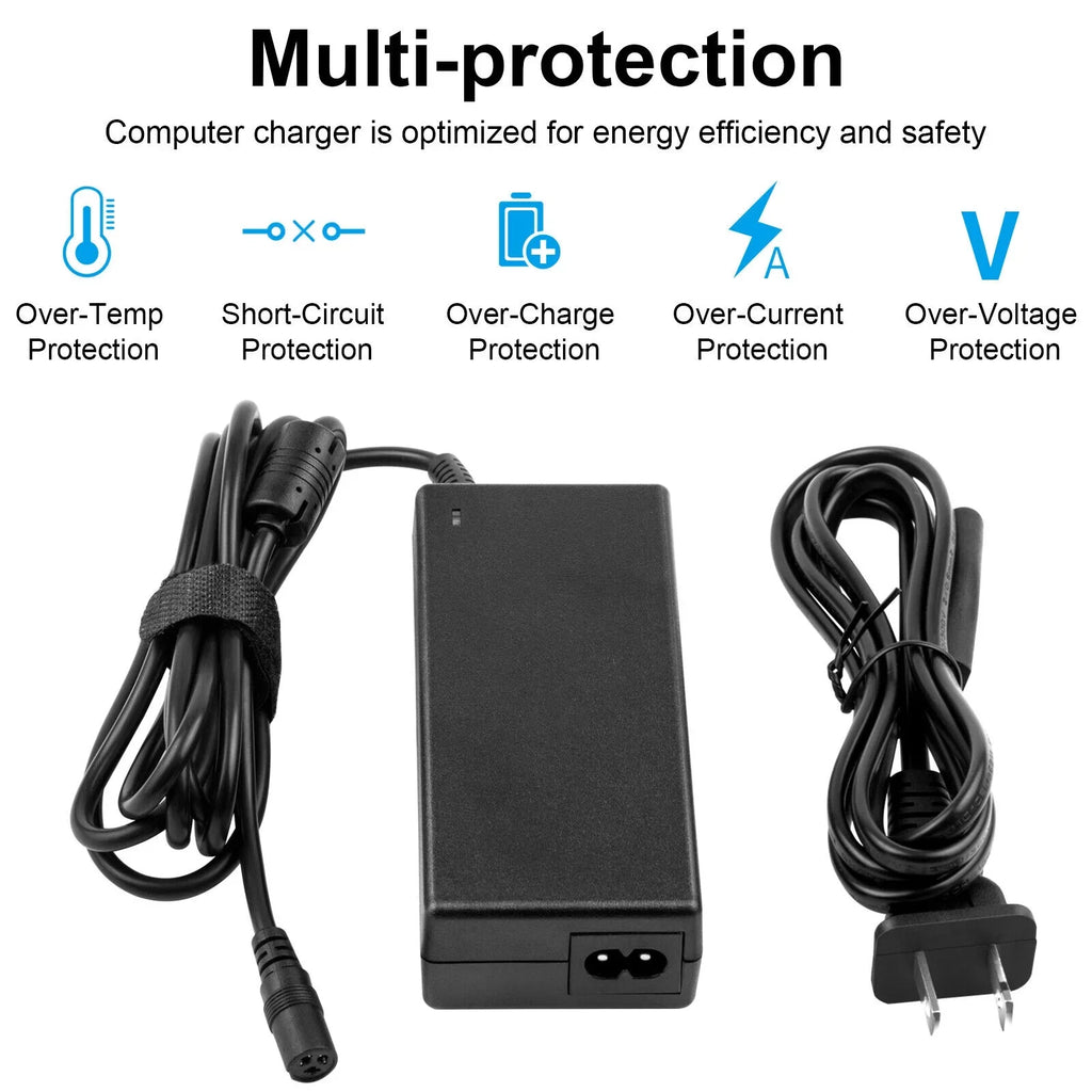 90W Universal Laptop Charger Power Adapter For HP Dell Acer Asus 13 Connectors