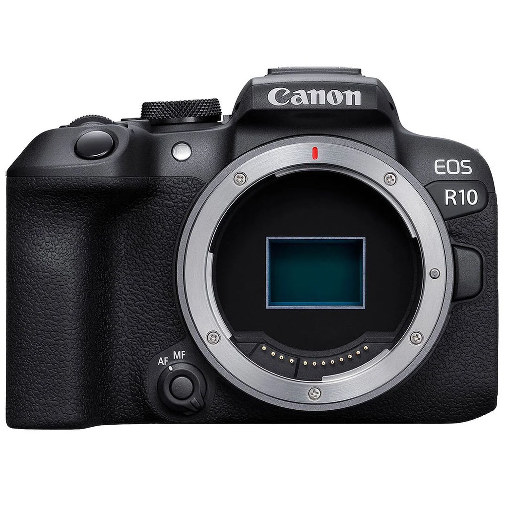 Canon EOS R10 Mirrorless Camera (Body Only) with SanDisk 128GB Memory Card + Case + Tripod + SV Premium Accessory Bundle