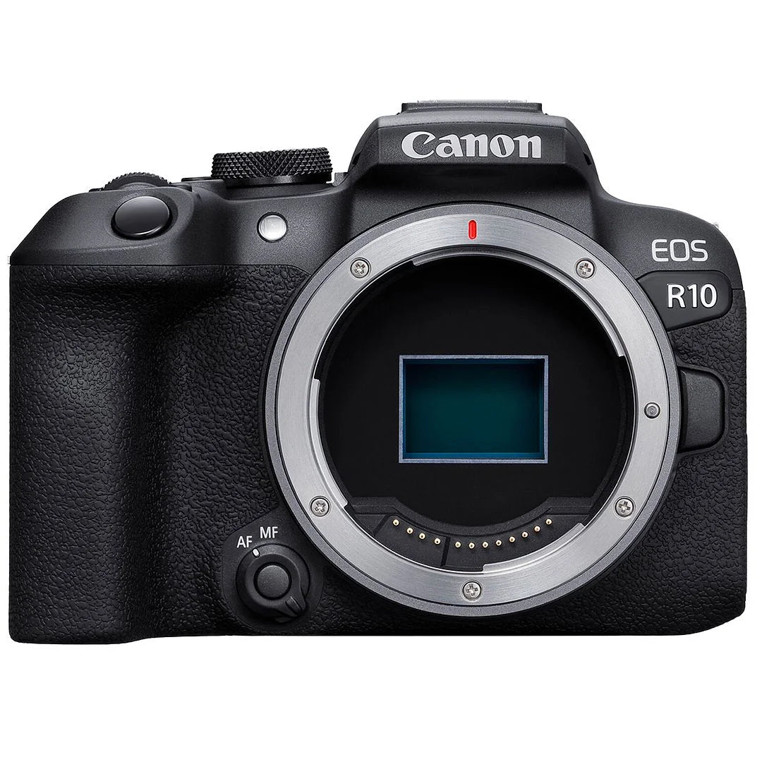Canon EOS R10 Mirrorless Camera (Body Only) with SanDisk 128GB Memory Card + Case + Tripod + SV Premium Accessory Bundle