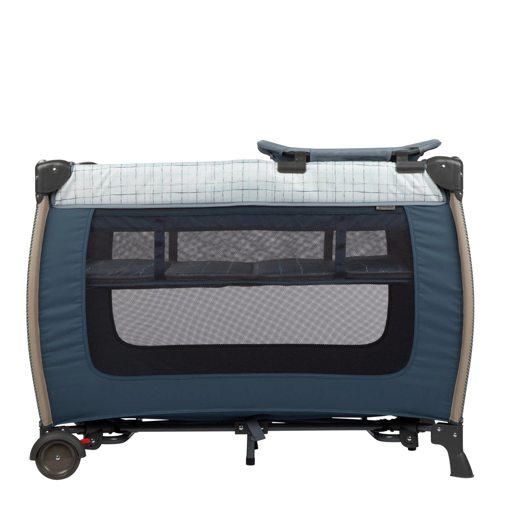 Monbebe Willow Rocking Play Yard with Full Size Bassinet, Plaid