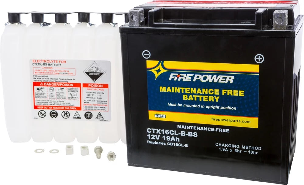 Fire Power Maintenance Free Battery Compatible With Yamaha WaveBlaster (WB700) 1993-1996
