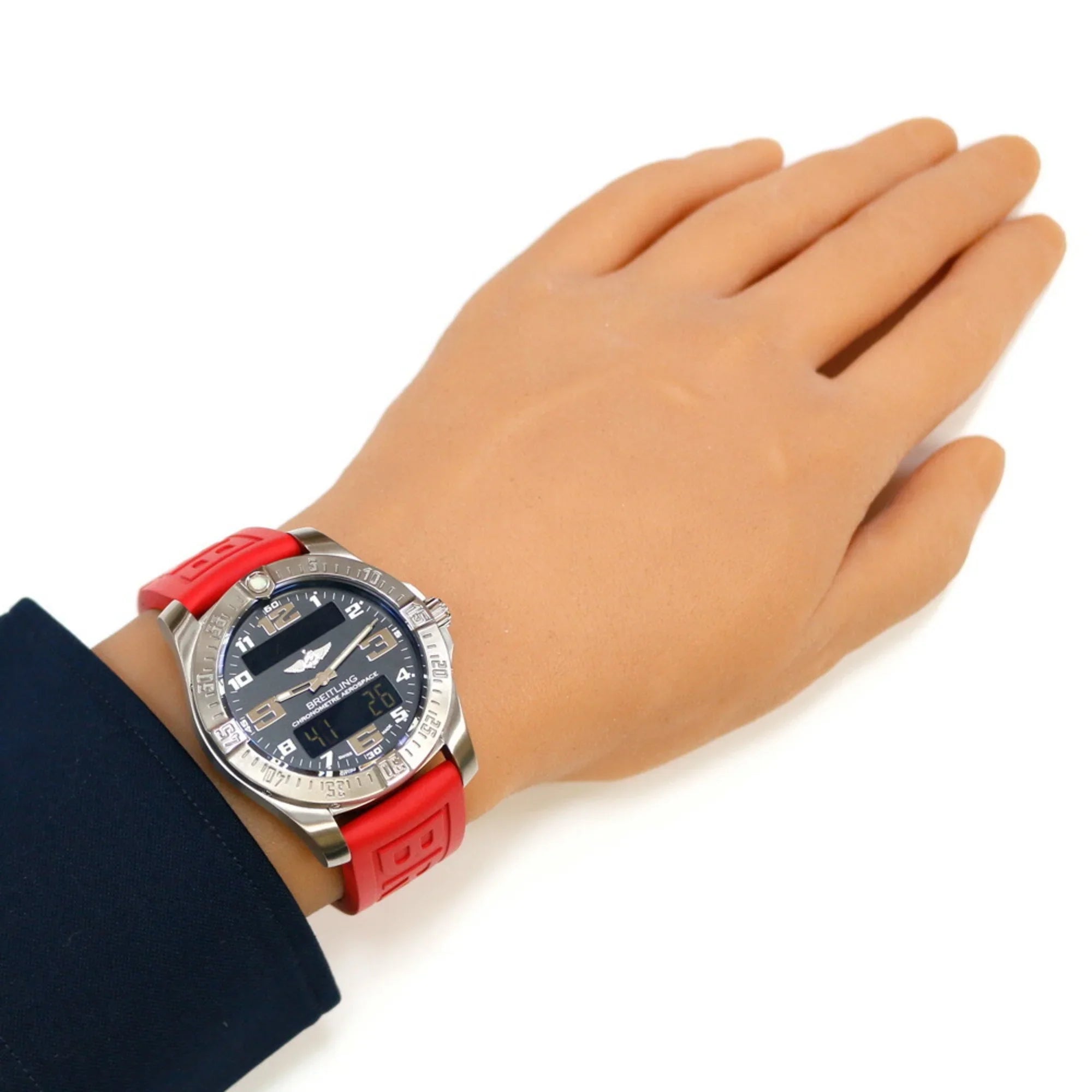 Pre-Owned Breitling Aerospace Evo Watch Titanium E79363101B1E1 Gemstone Individuals BREITLING (Good)